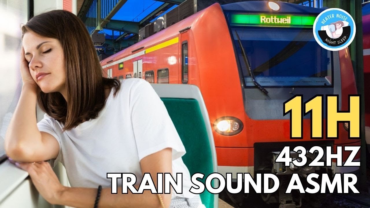 Sleep TRAIN SOUND ASMR To Focus Attention - Black Screen For Tinnitus Relife | Sound In 11Hours
