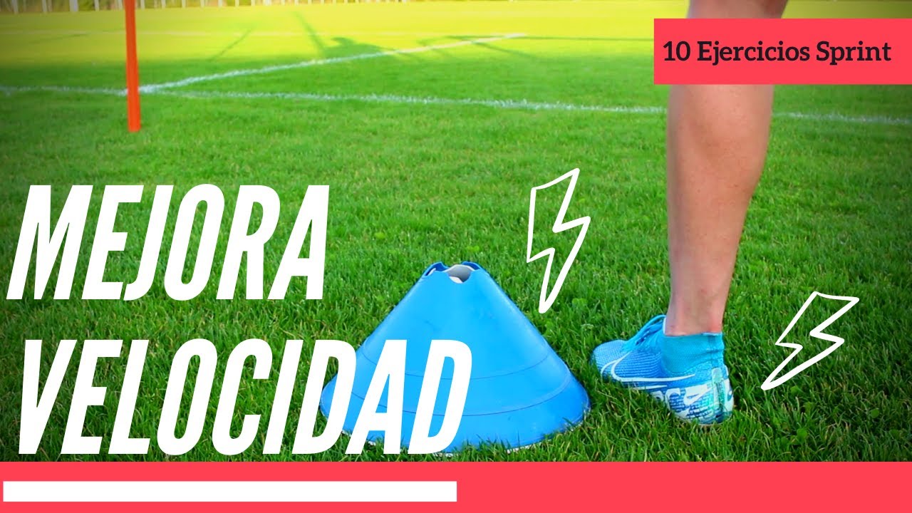 10 EJERCICIOS de VELOCIDAD + EXPLOSIVIDAD en FÚTBOL