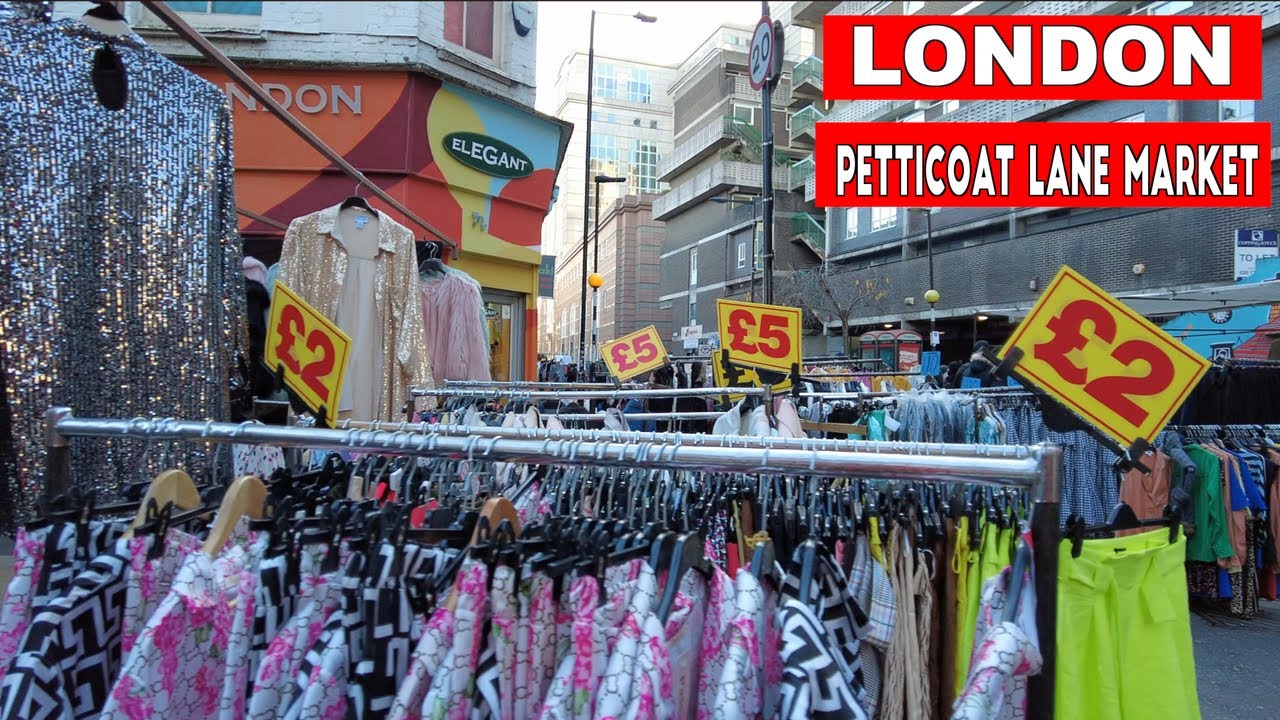 BEST FLEA MARKET IN LONDON - WENTWORTH STREET MARKET - ULTRA HD 4K