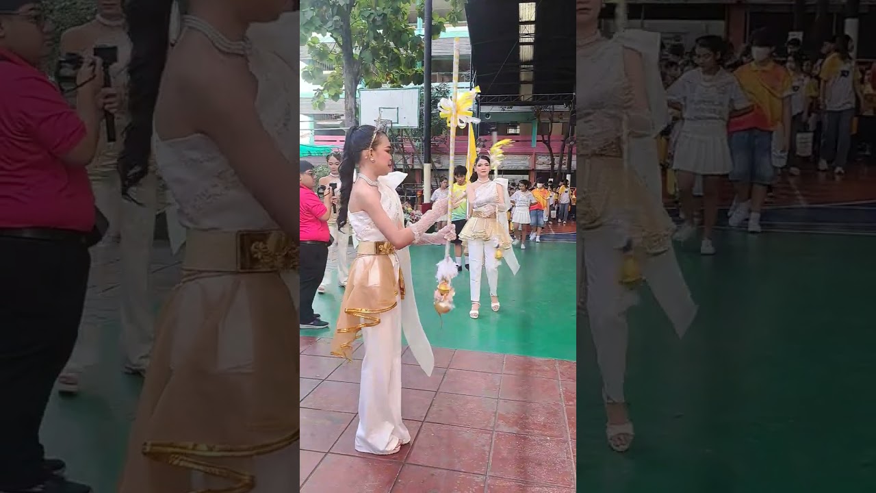 #น้องมุกอยู่ทีมสีชมพูค่ะน้องมุกแตกชุดสวย #งานกีฬาสีโรงเรียนปี 69