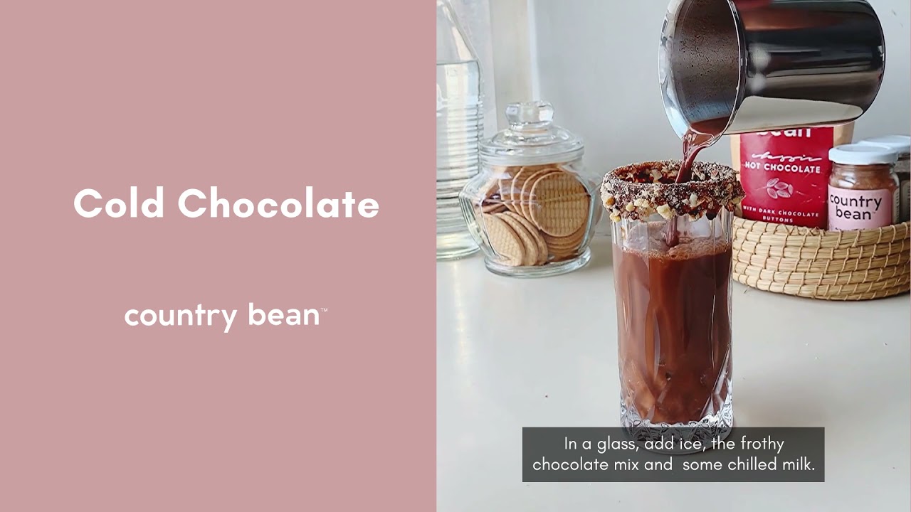 CHOCOLATE MILKSHAKE: HOW TO MAKE THICK COLD CHOCOLATE MILKSHAKE RECIPE | COUNTRY BEAN