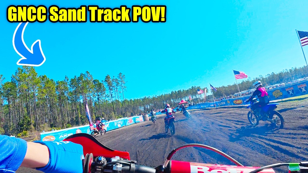 Braxxton Takes on the Gnarliest Sand in GNCC! (Beta 125 POV)