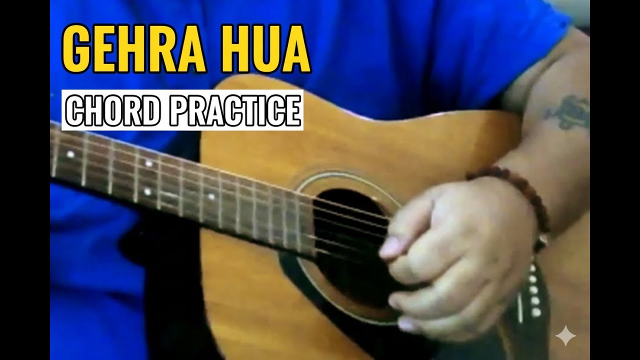 Gehra Hua - Dhurandhar | Guitar Chord Practice (No Vocals)