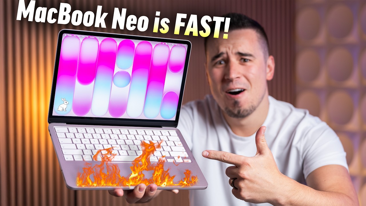 HOLY SMOKES: MacBook Neo is CRAZY Fast!