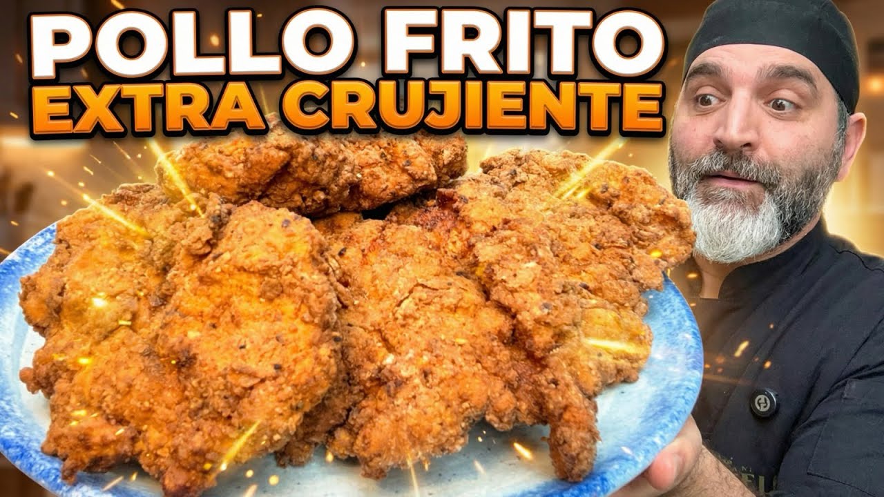 ✅ El secreto del POLLO FRITO más CRUJIENTE (doble rebozado perfecto)