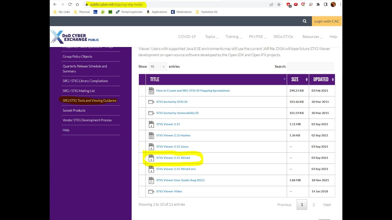 How to apply STIG's to a Server - Cyber.Mil - SCAP & STIG