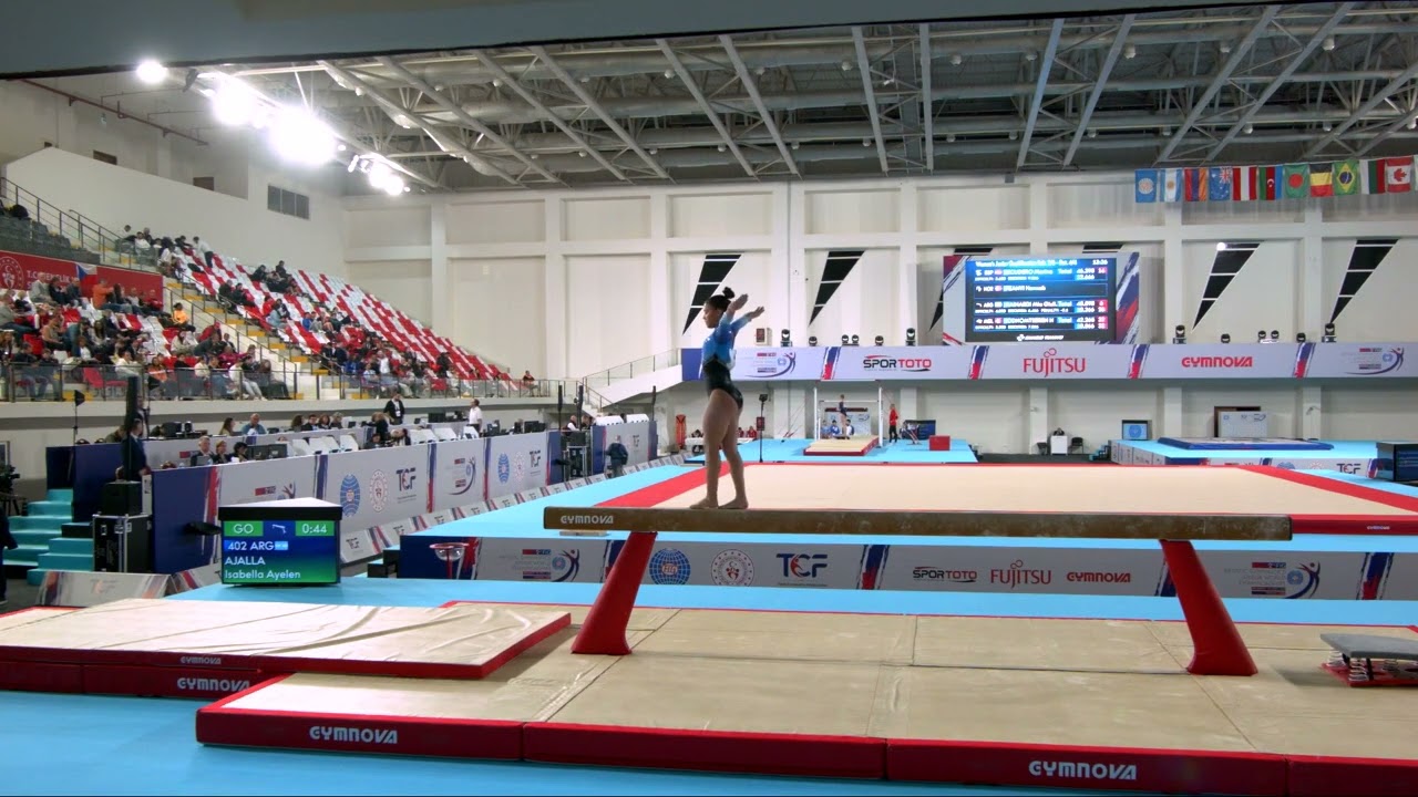 AJALLA Isabella Ayelen (ARG) - 2023 Artistic Junior Worlds - Qualifications Balance Beam