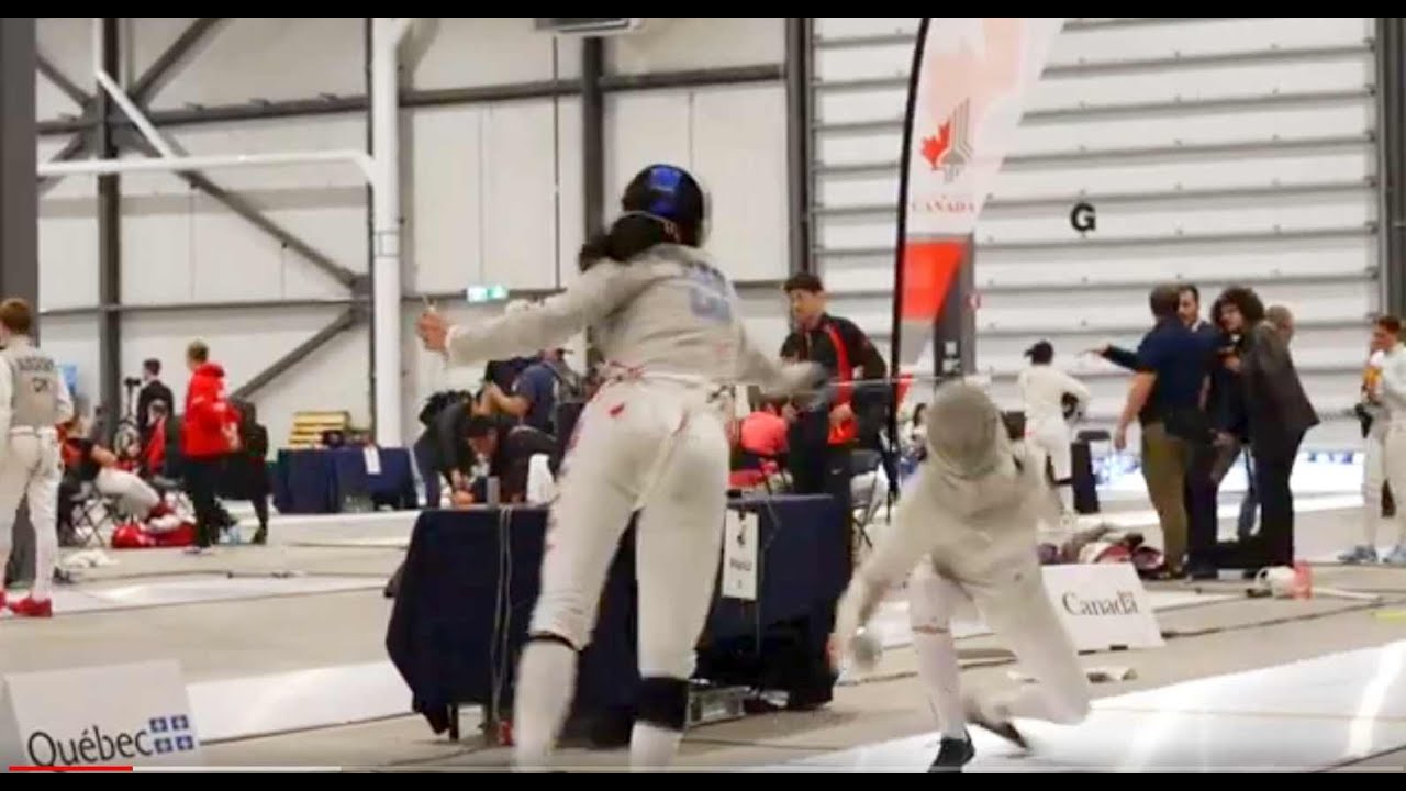CHUNG Hailey vs XIAO Julie ⚡ FINALS @CANADA CUP #1 Quebec October 2023 - Cadet Women's Saber