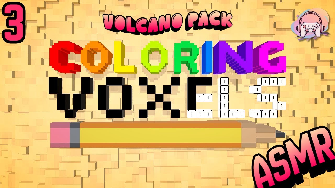 VOLCANO PACK #2 | Relaxing Coloring Voxels Gameplay
