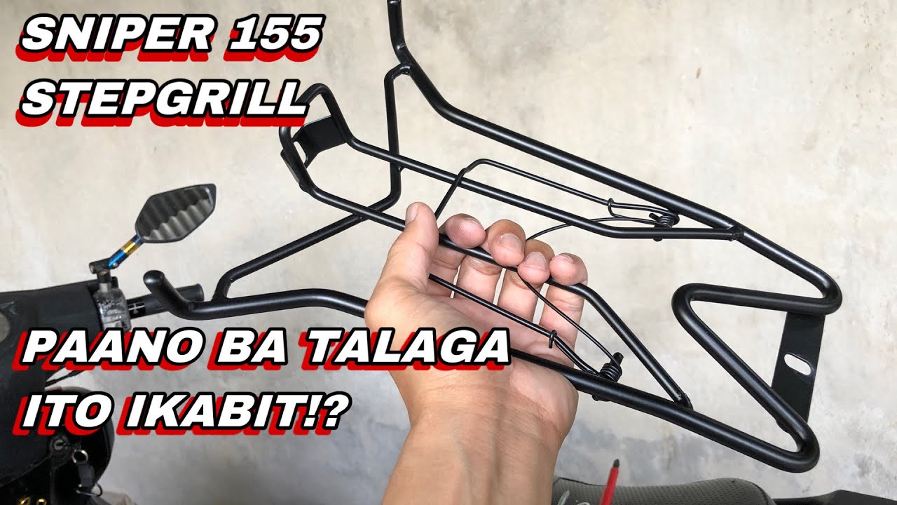 Step Grill Sniper 155 Easy installation guide and tips