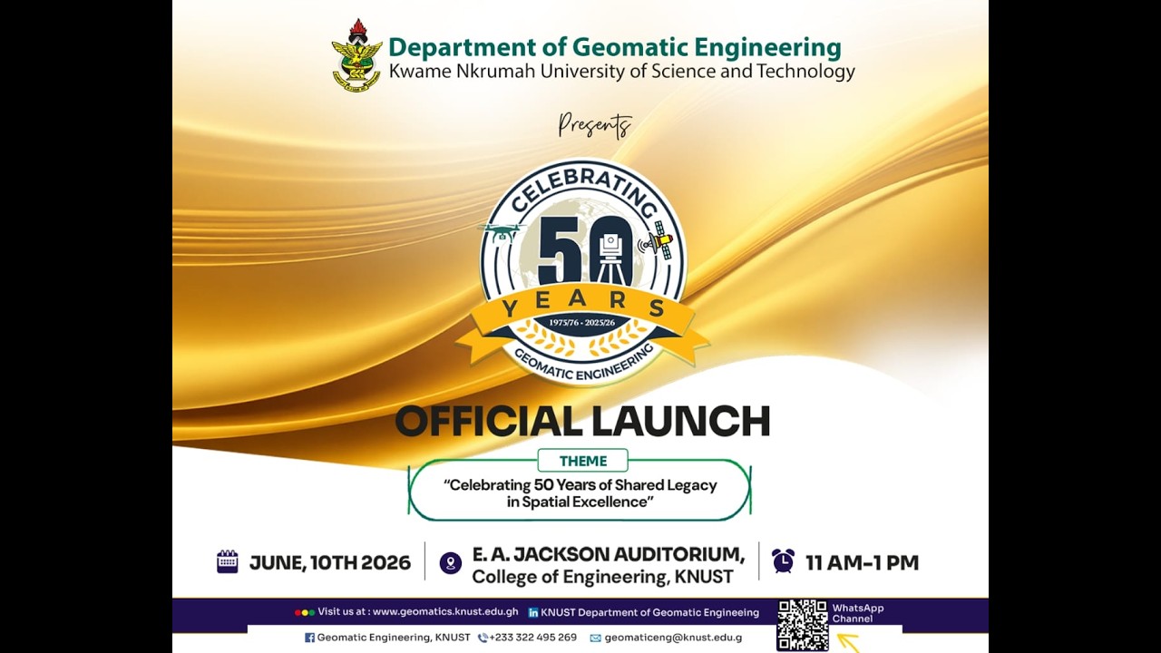 Department of Geomatic Engineering 50 years Launch