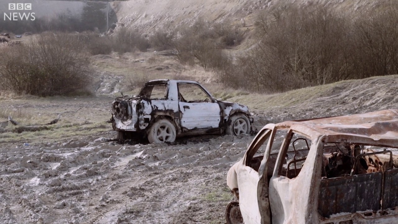 Chalk pit graveyard