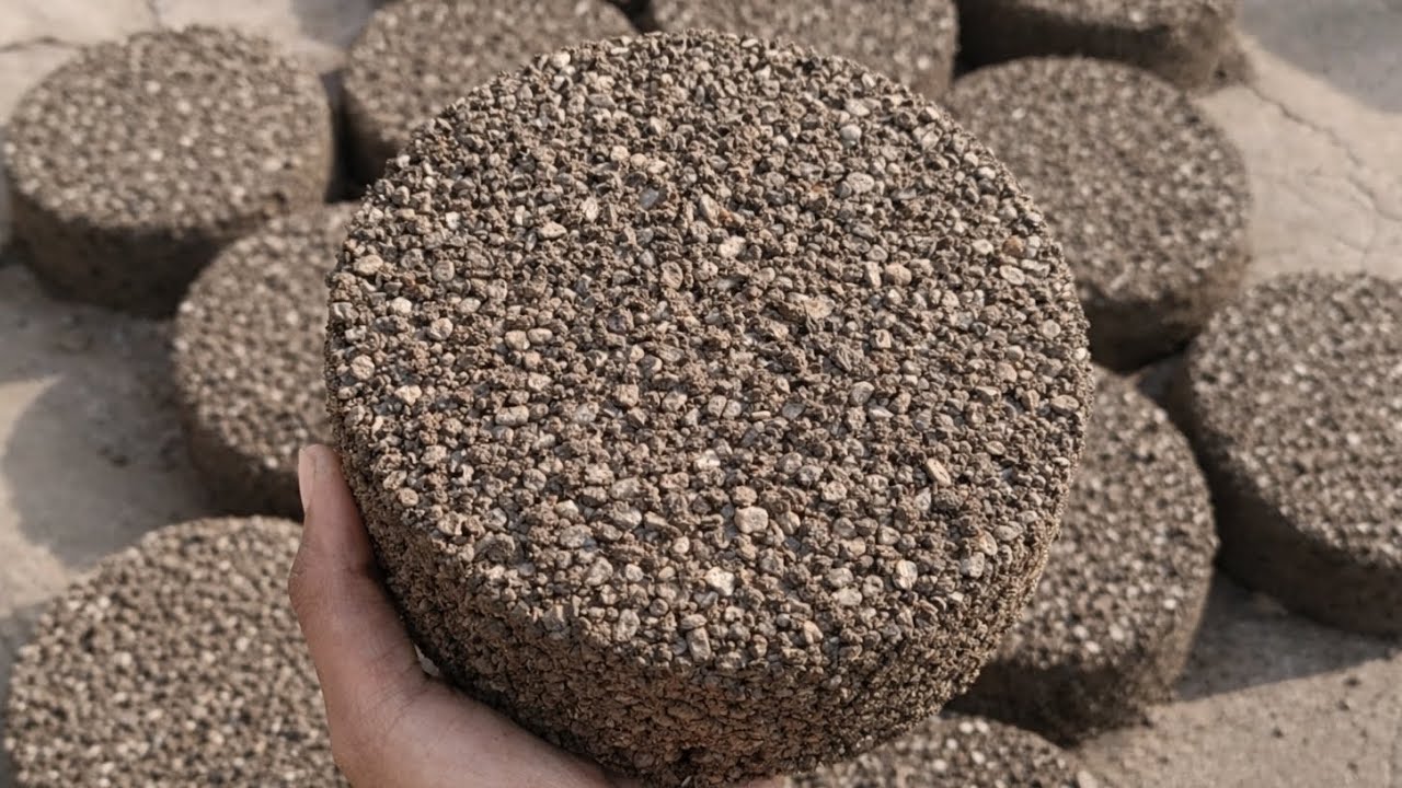 New🔥gritty stoney charcoal dry floor & claypot crumbling oddly satisfying video