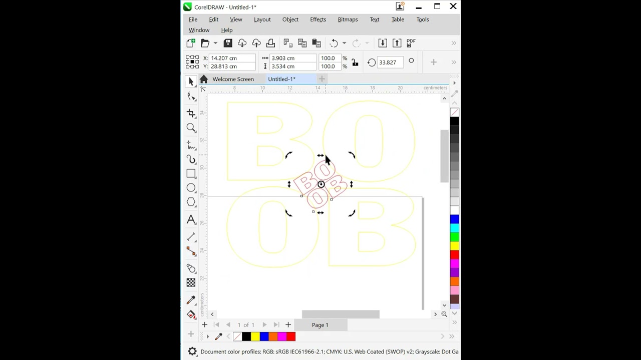 Учебные пособия по CorelDraw. Инструмент &laquo;Переход&raquo; для дополнительных советов и рекомендаций в Co...