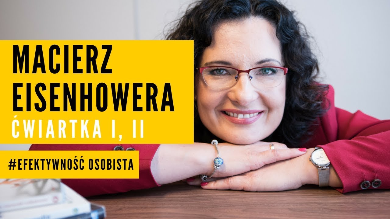 Jak wyznaczać priorytety? - MACIERZ EISENHOWERA - I i II ćwiartka #Efektywność osobista
