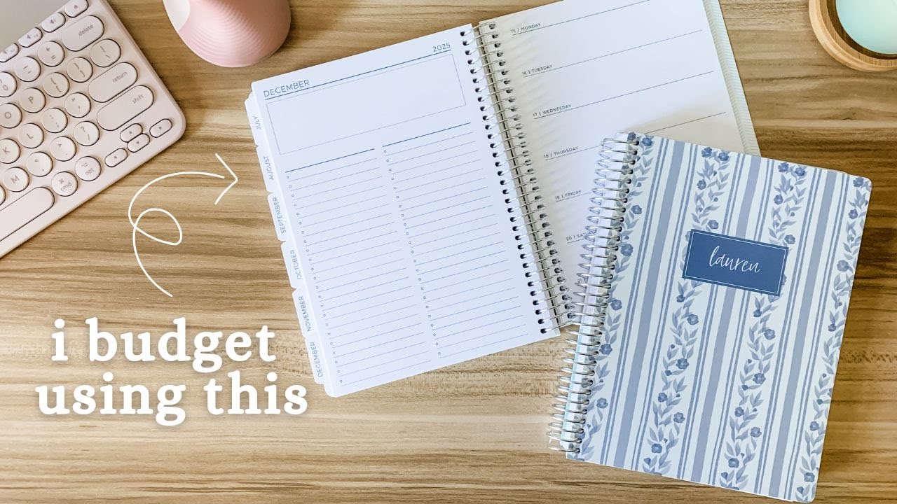 The Analog Planning System I Use to Budget (2026 Plum Paper Planner Notes & Days Horizontal)