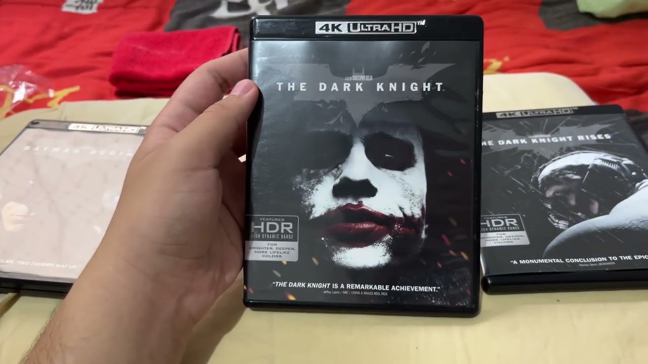 Unboxing Trilogia Batman Cavaleiro das Trevas 4k UHD Blu-Ray 