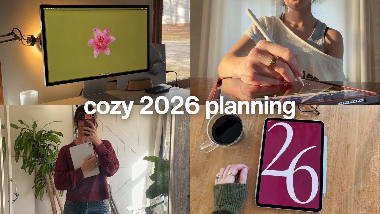 Setting My 2026 Goals ⭐️  goals, vision board, & rebranding my life