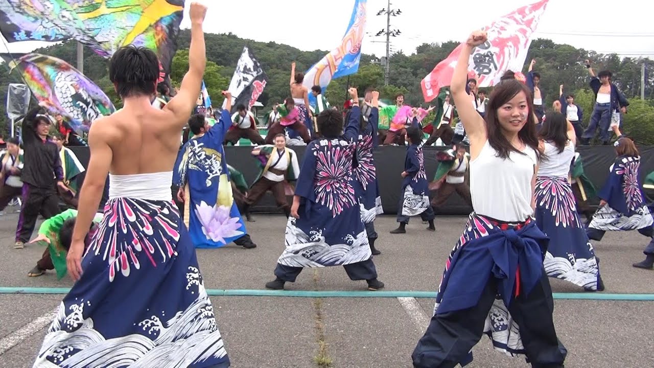 よさこい総踊り⑪ ♪ 南中ソーラン @ うつくしまYOSAKOIまつり (おもてなし会場) 2016-09-19