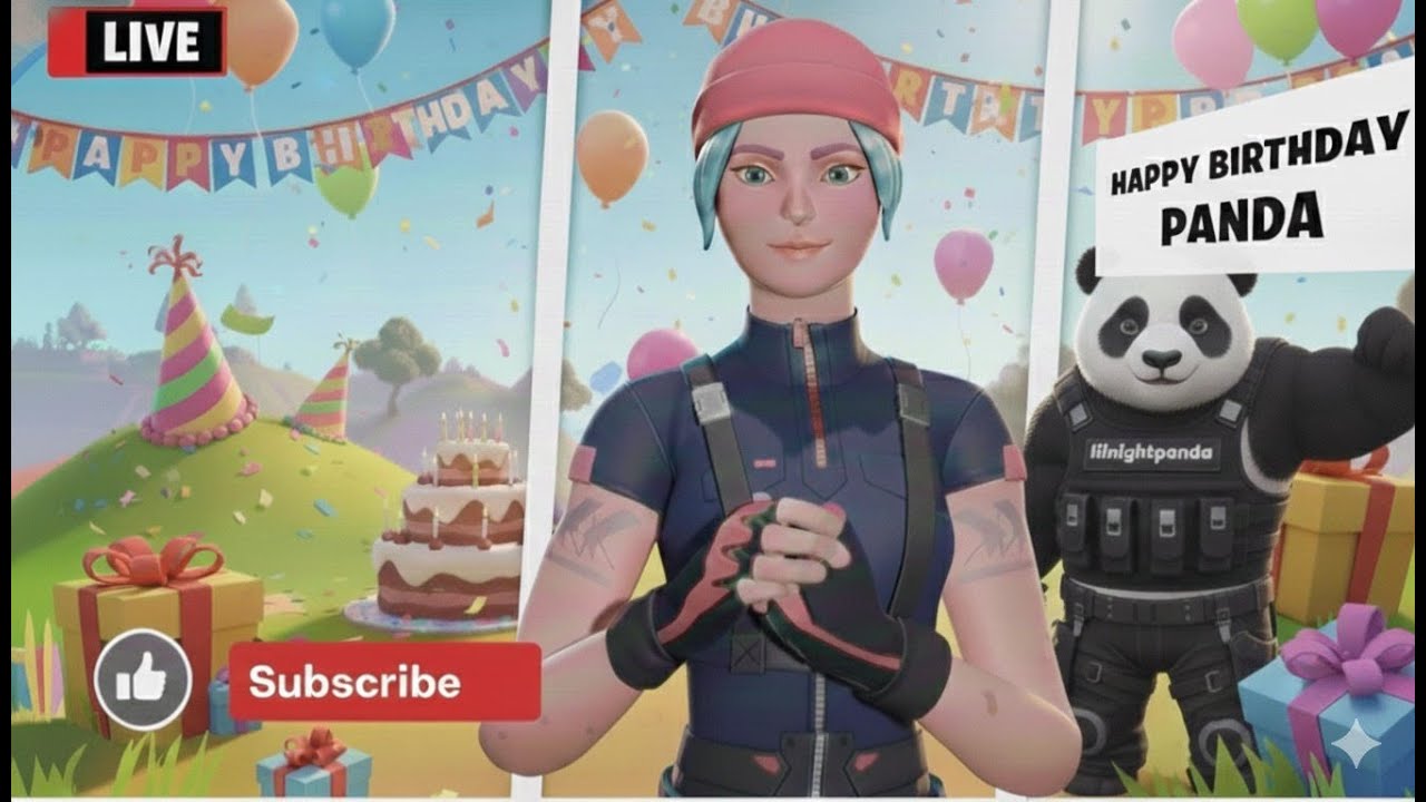 Game Night, Happy Birthday LilNightPanda! #Fortnite