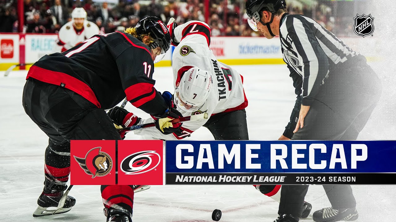 Senators @ Hurricanes 10/11 | NHL Highlights 2023