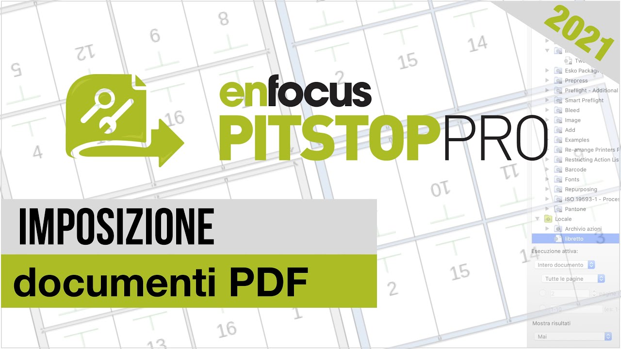 Enfocus PitStop Pro 2021 - Imposizione