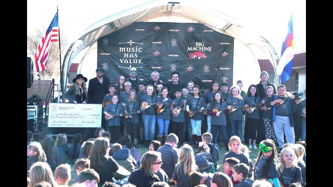 Music Has Value - Lincoln Elementary School with Eli Young Band