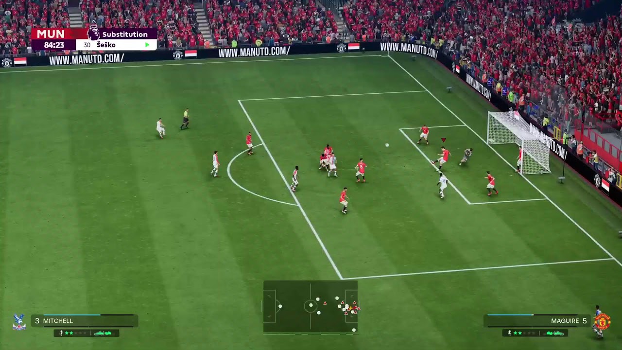 Manchester United VS Crystal Palace FULL MATCH