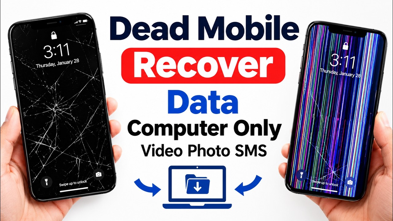 How to recover data from dead phone || dead mobile data recovery ||  dead Phone data recovery 2026