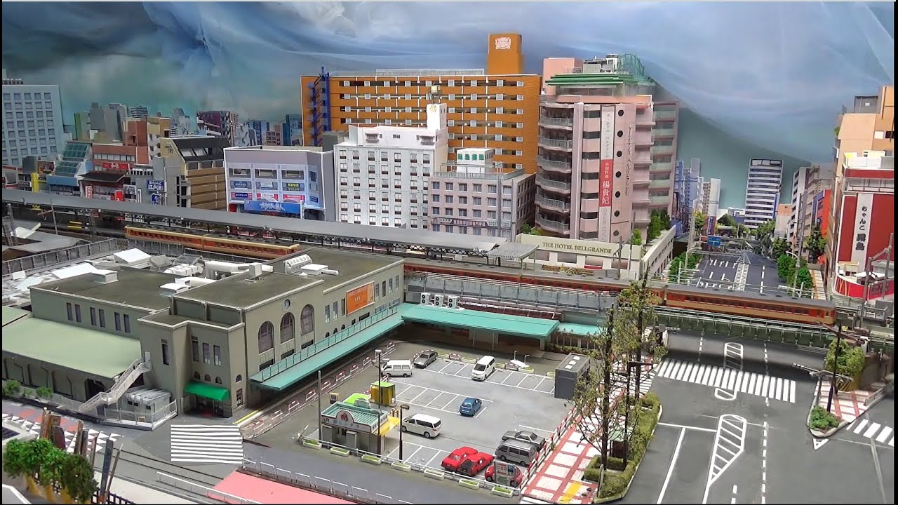 【ワンオペ制作/全長3ｍ】両国駅の鉄道模型レイアウト～1/150の世界 