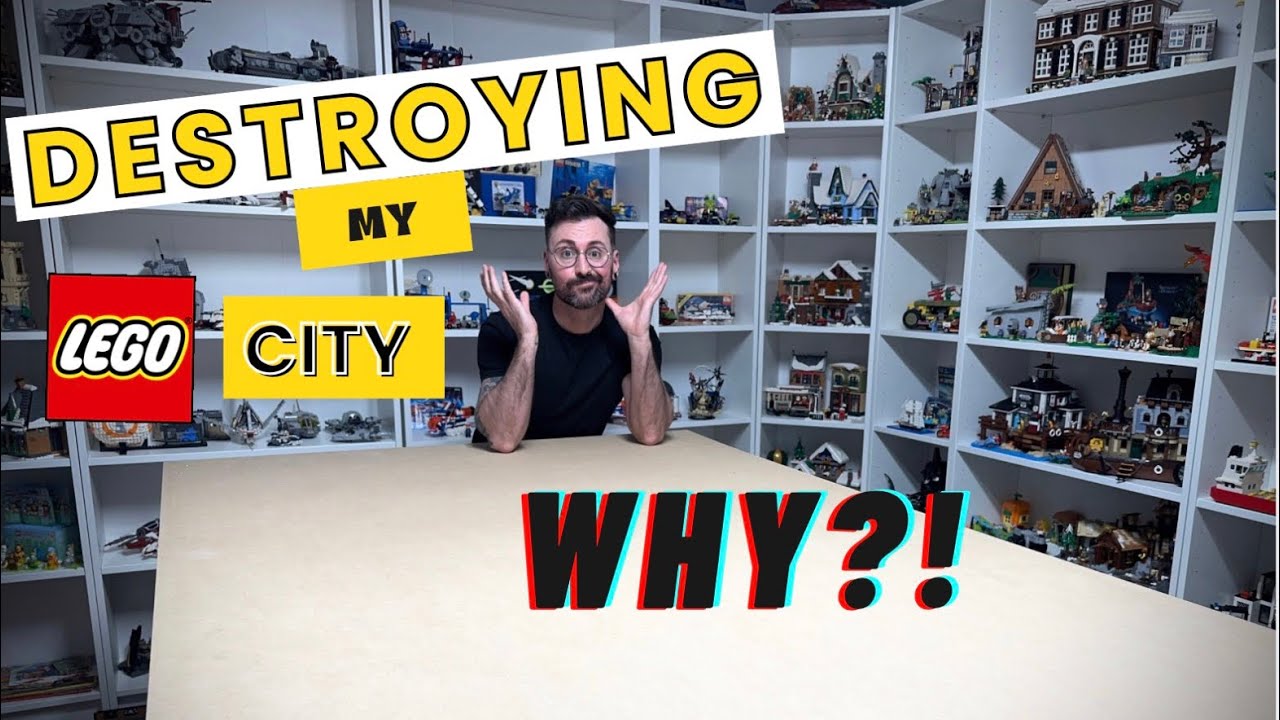 I'm Tearing Down My LEGO CITY - This Took Years To Build