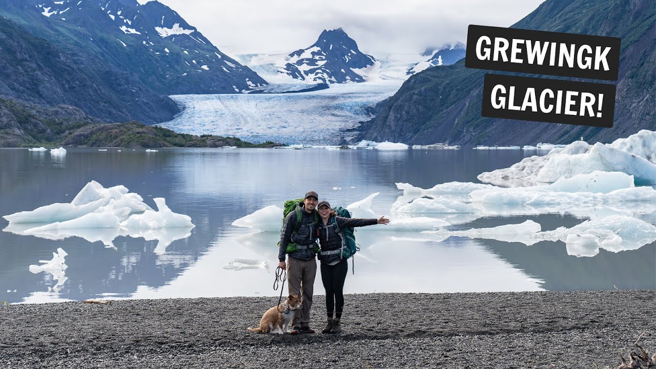 Backpacking to Grewingk Glacier Lake at Kachemak State Park in Alaska!