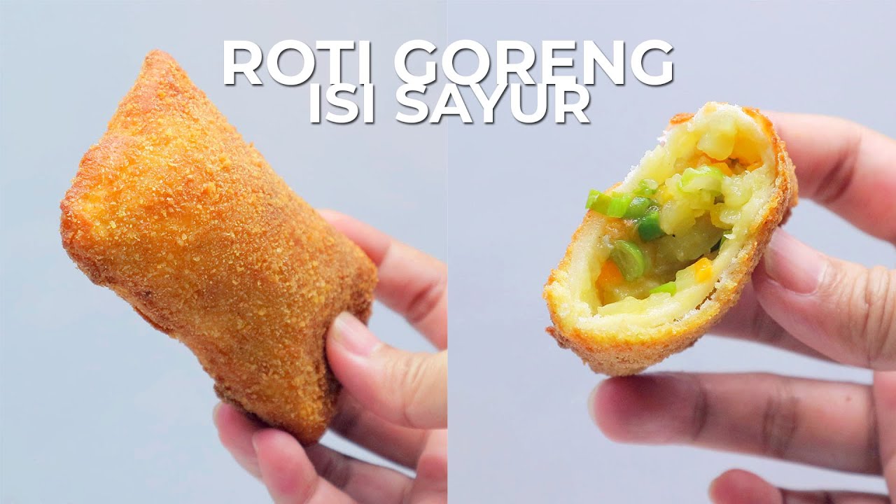ROTI TAWAR GORENG ISI SAYUR // FRIED BREAD WITH VEGETABLE FILLING