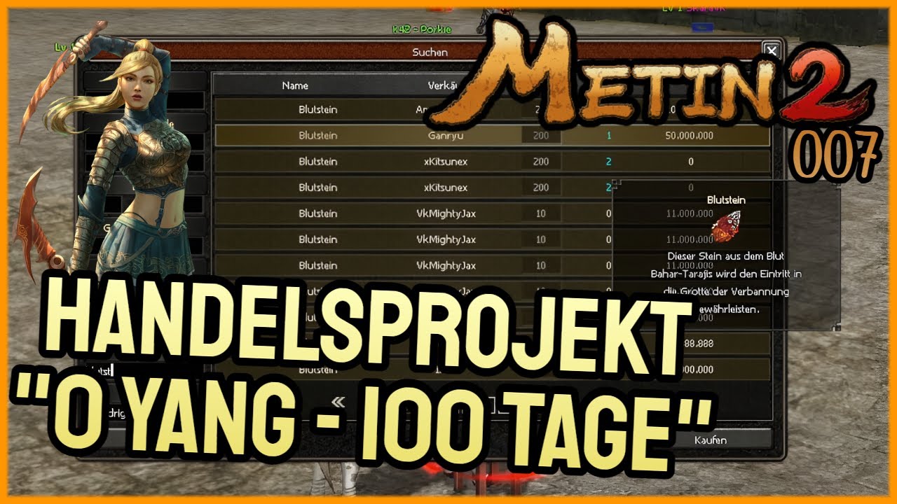 Metin2 DE 💸 Handelsprojekt [ #007 ] 💸 0 Yang vs. 100 Tage! [ TAG 10-14 ]