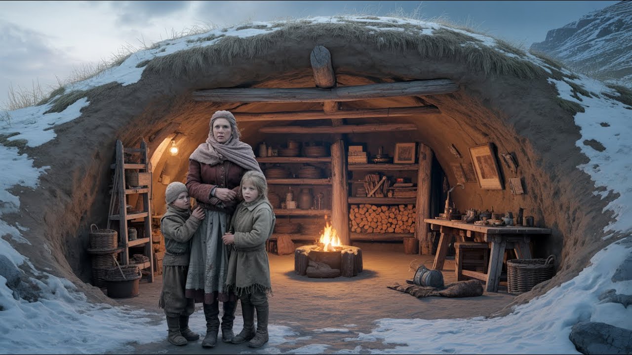 How This Mountain Woman Built a Underground Turf House To Survive The Brutal Winters