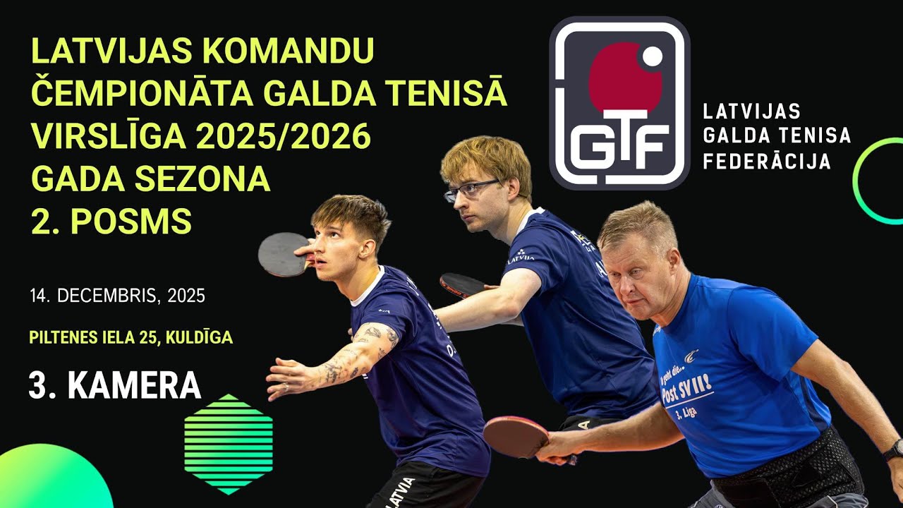 Latvijas Komandu čempionāts 2025/2026. gada sezona 2. posms, Kuldīga, 14.12.2025 - 3.kamera