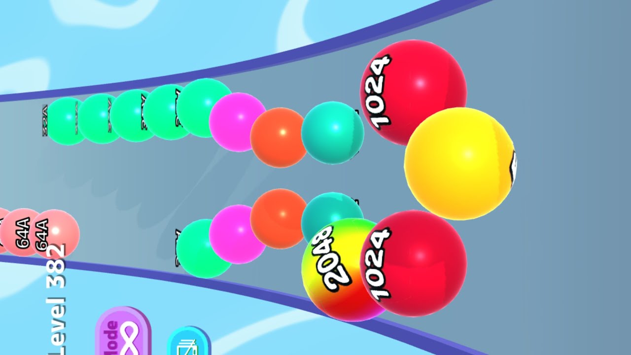 ball run 2048 gameplay part 29