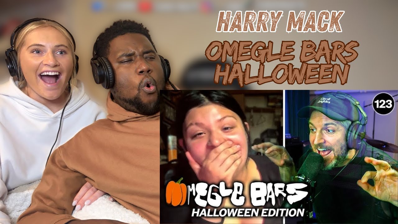 Показываю своей жене «Пугающие фристайлы | Harry Mack Omegle Bars 123 Halloween Edition» РЕАКЦИЯ