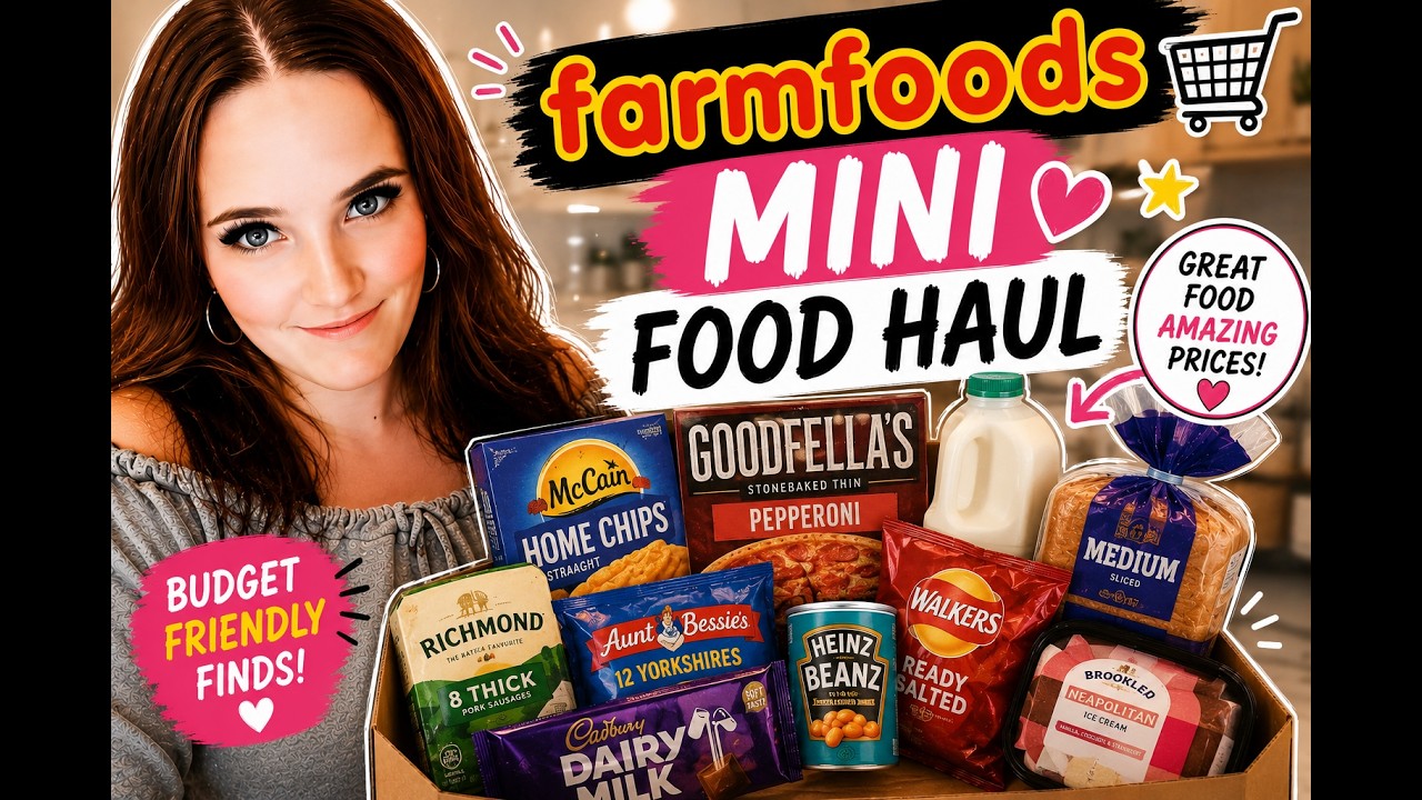 Farmfoods Mini Food Haul | UK Budget Grocery Shopping Vlog #vlog #foodhaul