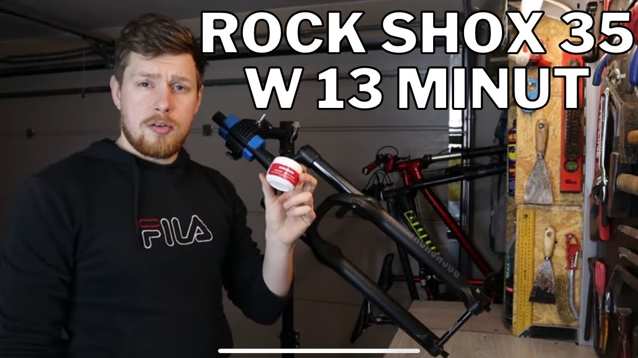SERWIS AMORTYZATORA W 13 MINUT - ROCK SHOX 35 SILVER