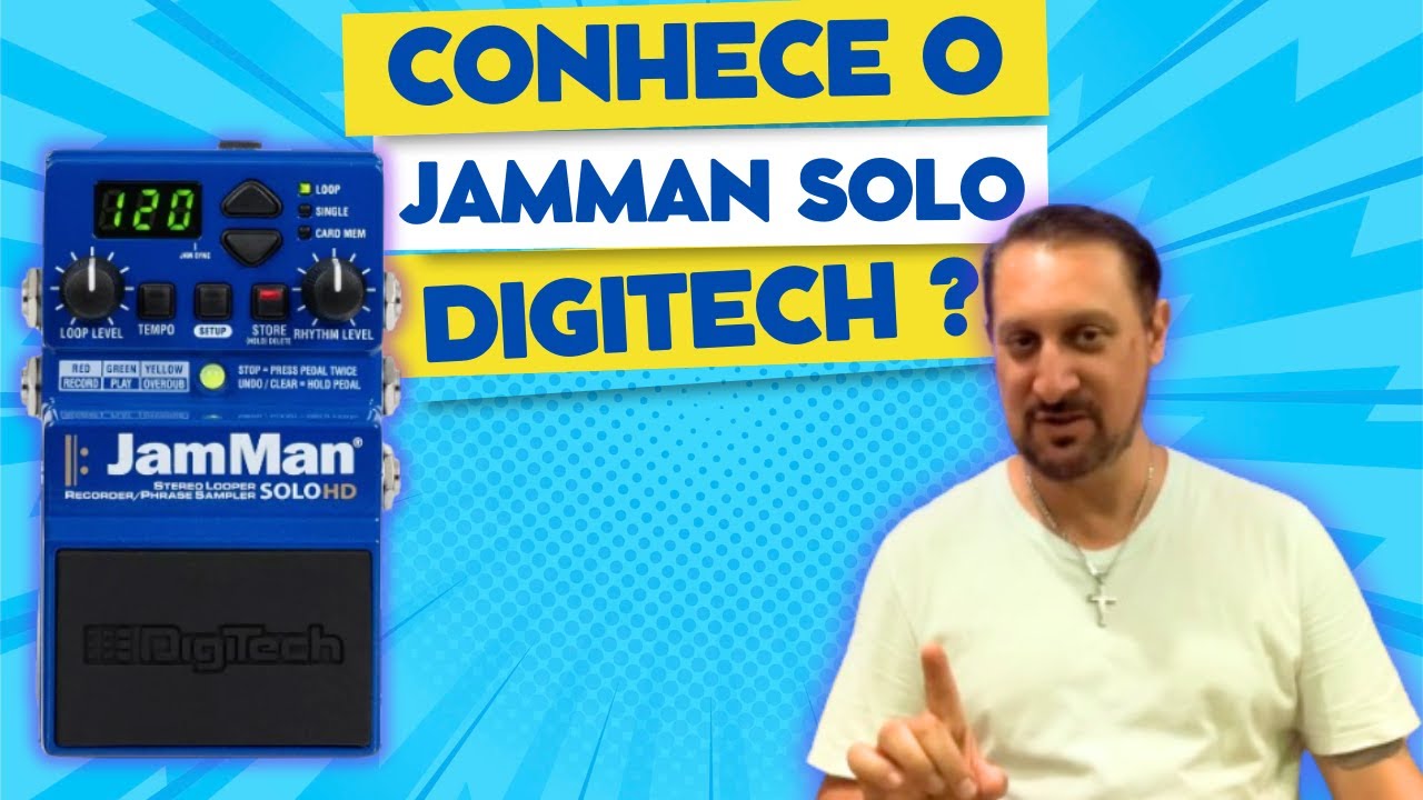 Como usar o Digitech Jamman Solo - Pedal LOOP Digitech Jamman Solo - MELHOR Pedal Loop