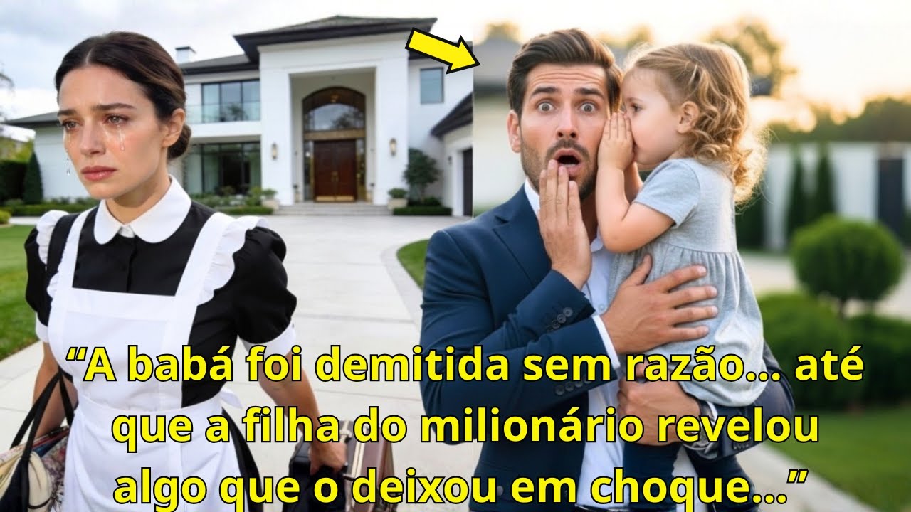A babá foi demitida sem motivo… até que a filha do milionário revelou algo que o deixou em choque.