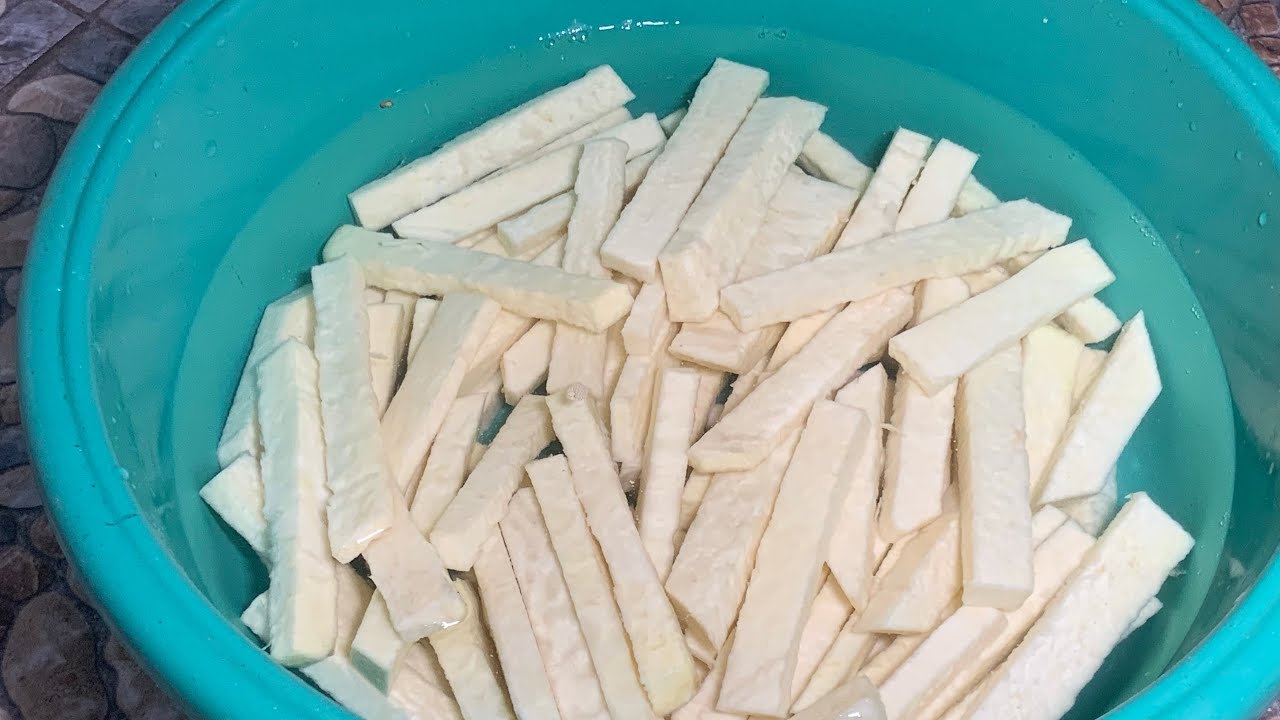 Fried Yam. How to Fry Yam Chips Perfectly // Crunchy & Fluffy. Ghana Street Food