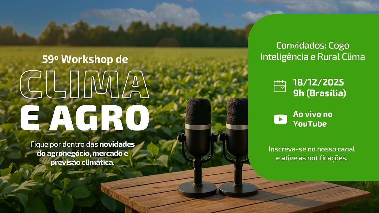 59&ordm; Workshop Clima e Agro