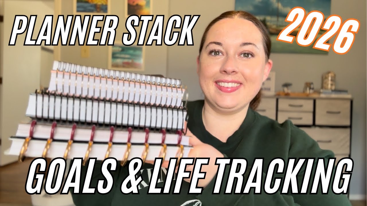 2026 PLANNER STACK | Planners + Notebooks for Goals & Life