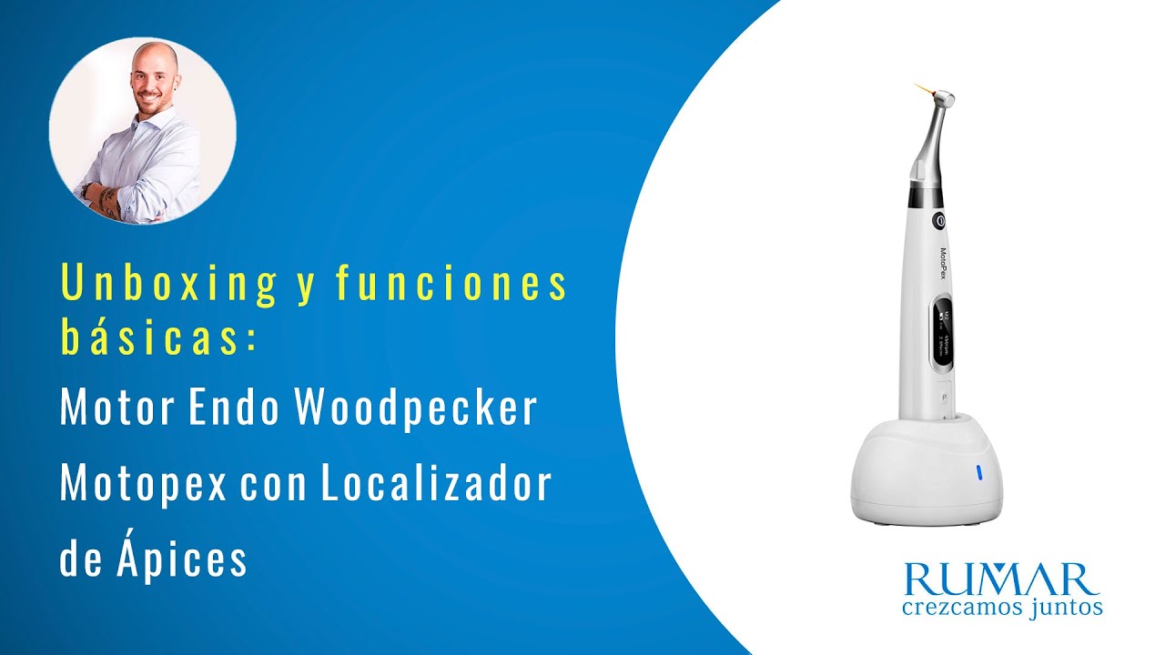Motor Endo Woodpecker Motopex con Localizador de Ápices | Unboxing  y Funciones básicas