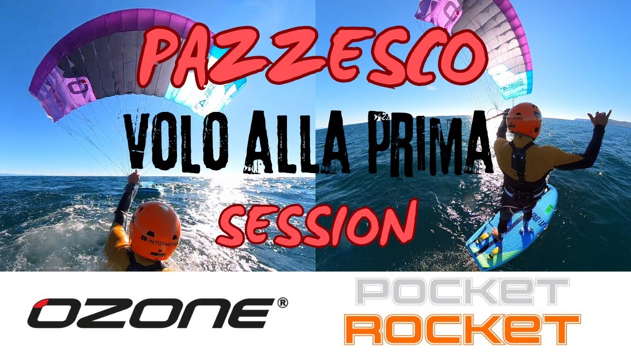 “Prima volta in Parawing… con Ozone Pocket Rocket è successo questo ⚡”