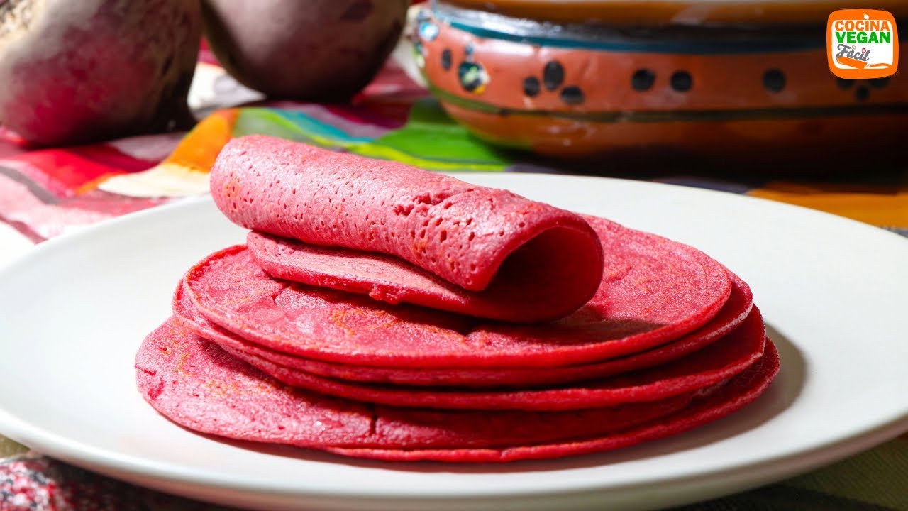 Tortillas de BETABEL con QUINOA: Sin gluten ¡Altas en Hierro y Proteína! #recetas