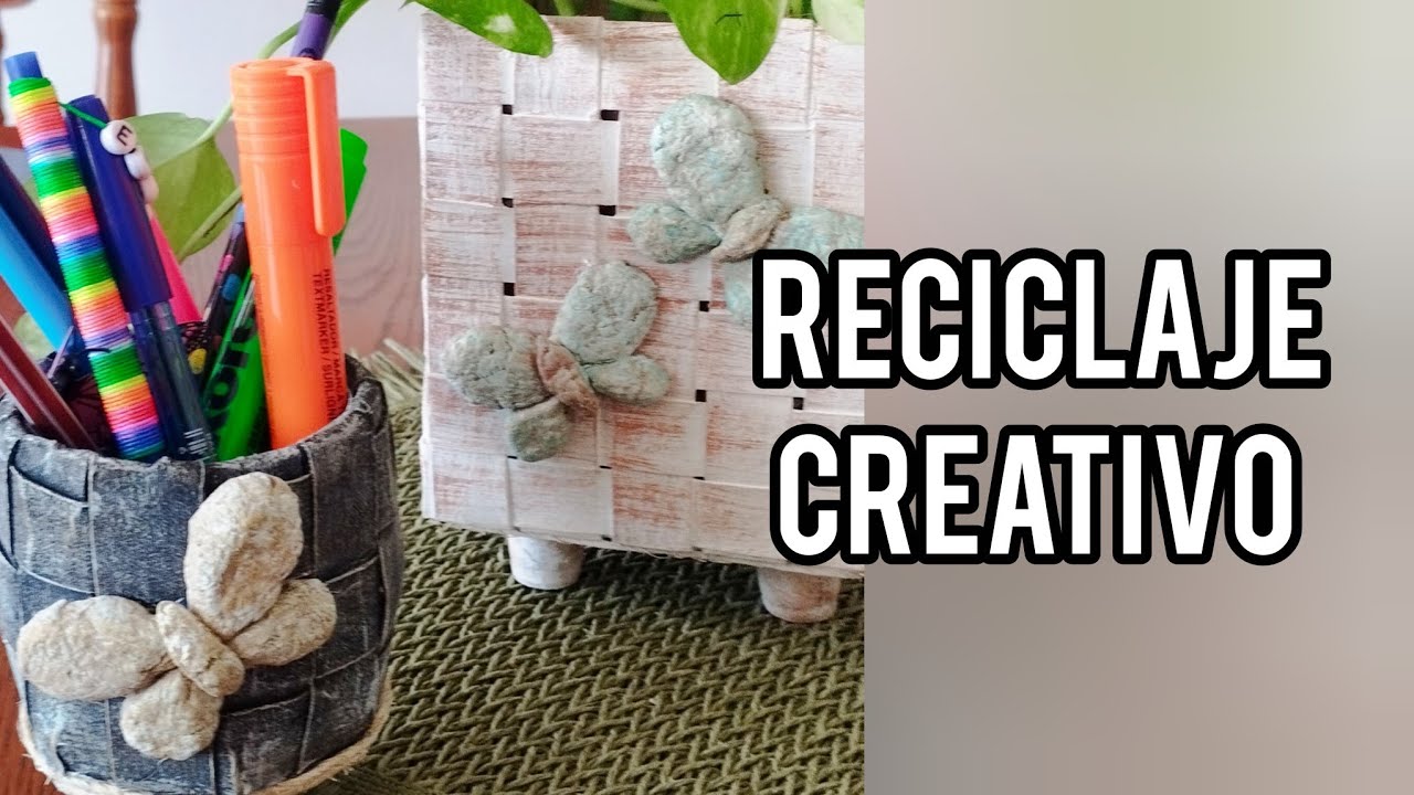Recicla cartón y haz lindas piezas decorativas!