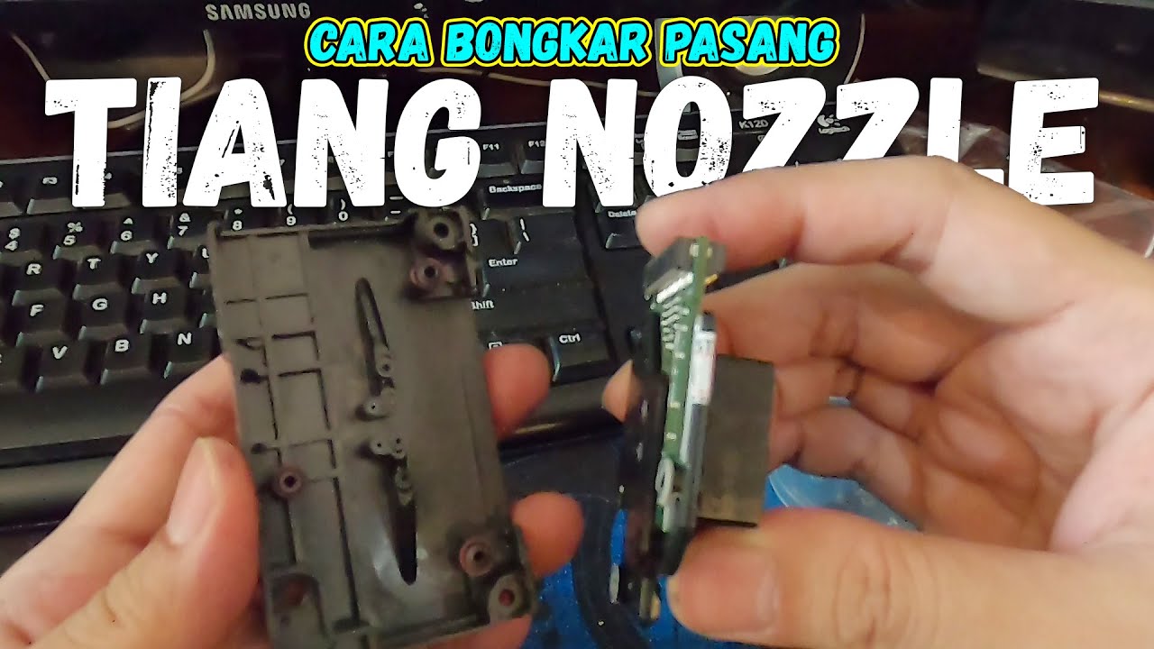 Cara Ganti Tiang Nozzle Printer DTF | Solusi hasil Nozzle Check selalu bolong.